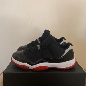 Jordan Athletic Sneakers Black Red White